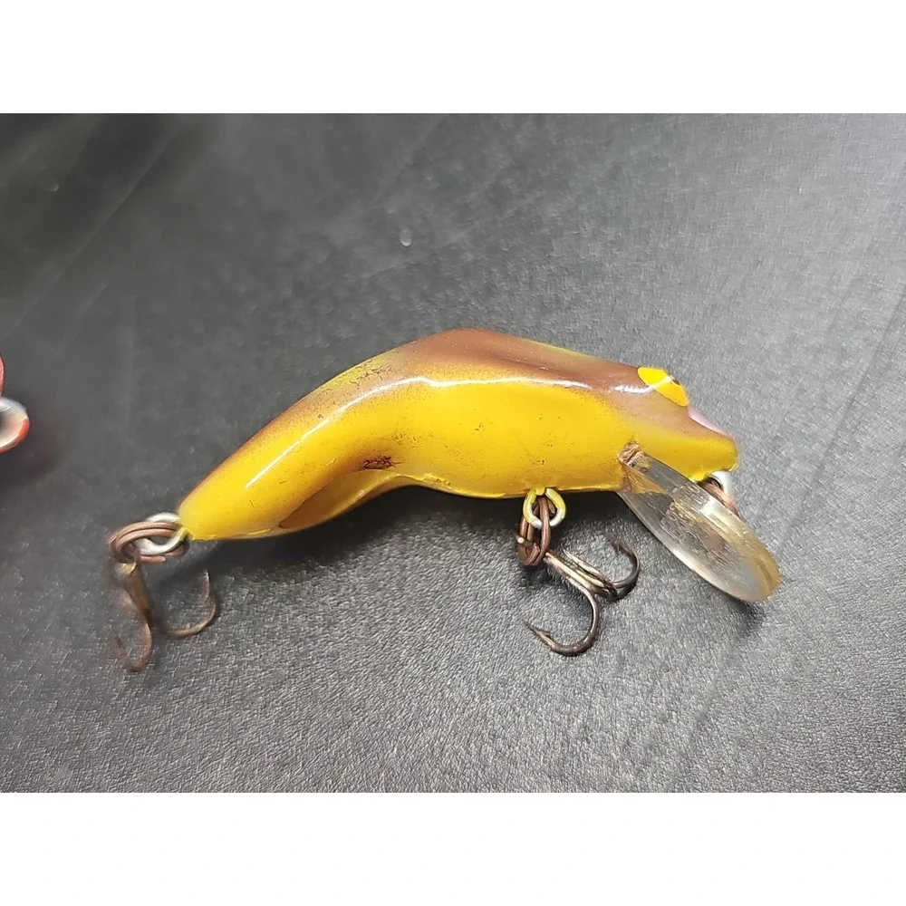 Rare Cotton Cordell Super Spot, Tail Chaser Manns, Wee Frog Rebel. Vintage